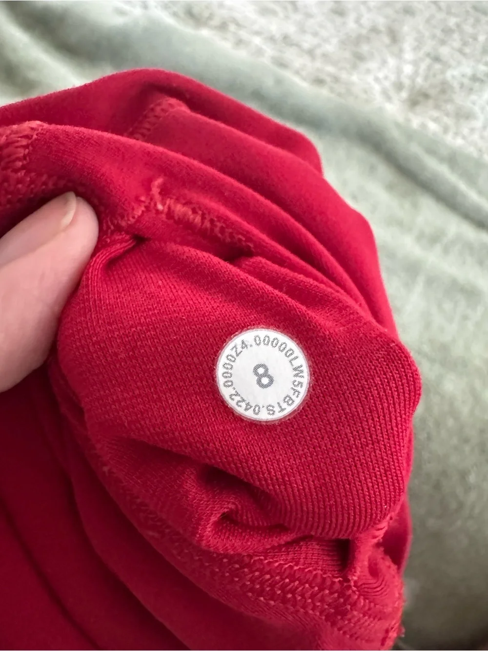 Lululemon new year align HR pant 25in size 8 dark red - Picture 2 of 5